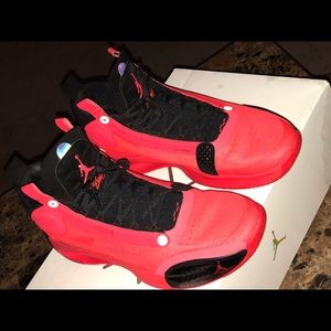 J’s 34 size 15 they run small so 13 or 14will fit